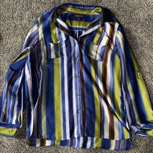 Jones New York Signature button up blouse